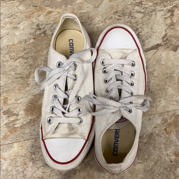 Black, gray, and white converse - Picture 2 of 4